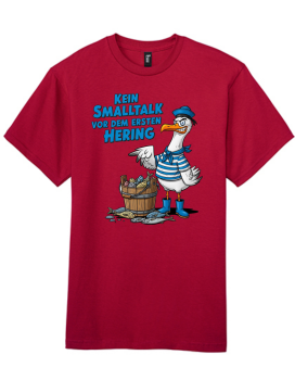 Unisex T-Shirt Aufdruck "Kein Smalltalk"